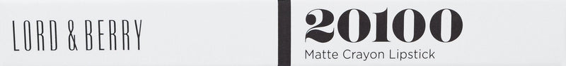 Lord & Berry 20100 Matte Crayon Lipstick, Énigme Lord&Berry