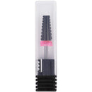 PANA Nail Carbide 5 in 1 Bit - Two Way Rotate use for Both Left and Right Handed - Fast remove Acrylic or Hard Gel - 3/32" Shank - Manicure, Nail Art, Drill Machine (Triple Coarse - 3XC, Black) PANA