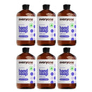 Everyone Liquid Hand Soap Variety Pack 12.75 Ounces (Pack of 6) Lavender & Coconut, Plant-Based Cleanser with Pure Essential Oils (Packaging May Vary) Everyone