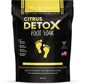 Citrus Detox Foot Soak with Epsom Salt - Removes Toxins, Foot Callus, Boost Immune, Helps Treat Athletes Foot, Inflammation, Tired, Aching Feet and Toenail DAILY REMEDY