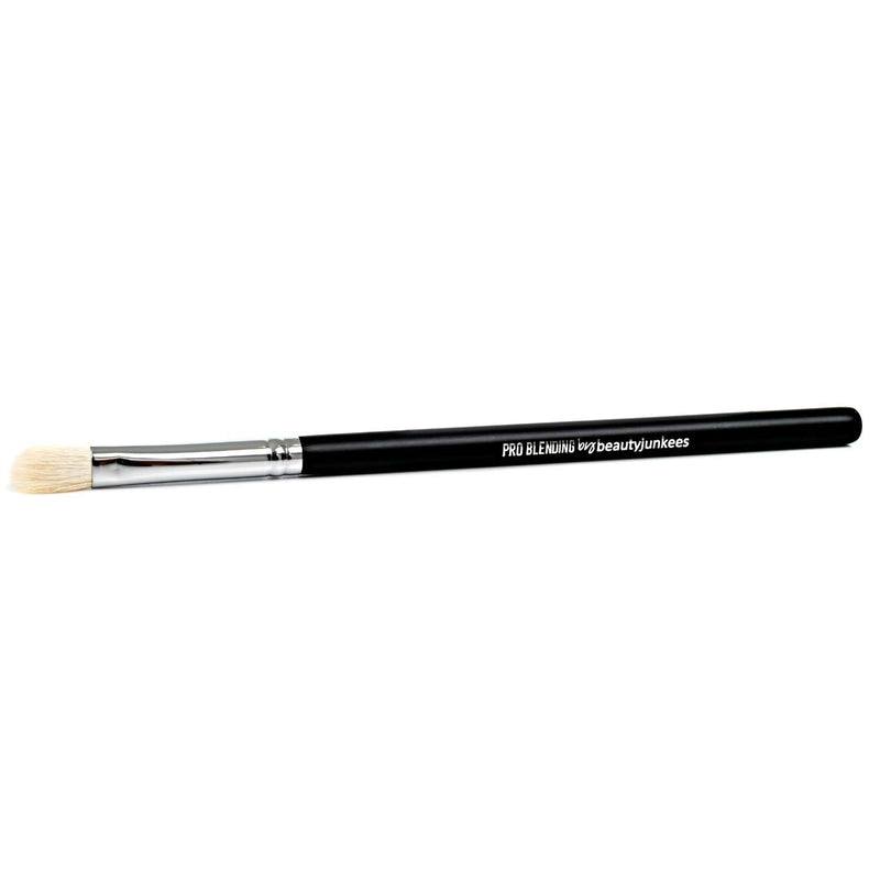 Tapered Blending Eyeshadow Makeup Brush – Beauty Junkees Professional Eye Shadow Blender Make Up Brush, Soft Firm Natural Hair Bristles for Precision Blending Buffing Harsh Lines; Premium Quality Beauty Junkees