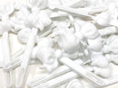 Tara Girls Self Hinge Bow Hair Barrettes 18 Pieces Selection (White) Tara