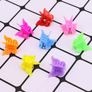 WEFOO 100 Pack Butterfly Hair Clips for Girls and Women, Beautiful Bulk Small Mini Butterfly Hair Clips, Assorted Color WEFOO