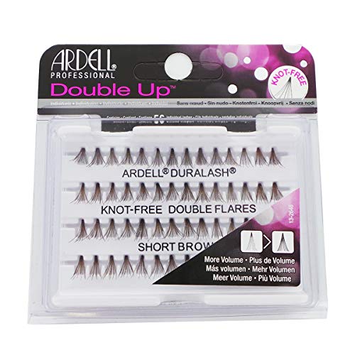 Ardell Double Up Individuals Knot Free Lashes, Short Brown Ardell