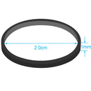 EAONE 1500Pcs Small Hair Bands Baby Hair Ties Tiny Elastics Rubber Bands for Girls and Women with Box Packaged, Black EAONE