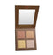 Highlighter Palette Highlighter Makeup Iluminador - Glow Bronzer Powder Makeup Highlighter Kit With Mirror - 4 Highly Pigmented Face Highlighter Shimmer Colors - Vegan, Cruelty Free & Hypoallergenic Lamora