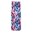 Bluecell Heat Resistant Neoprene Curling Iron Holder Cover Bag Flat Iron Curling Wand Travel Case Pouch 15 x 5 Inches (Colorful Feather Pattern) Bluecell World