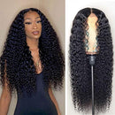 BLY Human Hair Lace Front Wig Deep Wave 4x4 Lace Closure Human Hair Wigs 180% Density Brazilian Virgin Hair Wigs Pre Plucked with Baby Hair Natural Black Color 14 Inch BLY Store