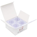 Beauticom 4 Pcs Acrylic Liquid Powder Dappen Dish Glass Crystal Cup Only Glassware Tool For Nail Art (4 pcs, 1.2 inch (small octagon)) No Lids Beauticom