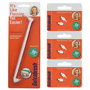 1 Sulcabrush Handle and 3 Replacement Tip Packs Bundle Sulcabrush