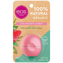 eos USDA Organic Lip Balm - Strawberry Sorbet | Lip Care to Moisturize Dry Lips | 100% Natural and Gluten Free | Long Lasting Hydration | 0.25 oz eos