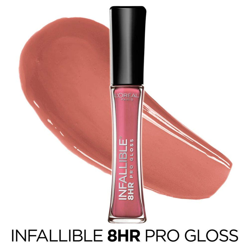 L’Oreal Paris Makeup Infallible 8 Hour Hydrating Lip Gloss, Sunset, 0.5 Ounce L'Oreal Paris