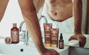 Father's Day Spa Gift Set for Men - Luxury 30-Piece Sandalwood Bath & Beard Gift Set for Men, Bath & Body Care Kit for Him with Beard Wax | Christmas, Valentine's Day, Birthday, Gift for Father Dad Infinity Warehouse