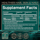 Liquid Collagen Peptides with Biotin Drops - 30,000mcg Biotin and Collagen Liquid for Women and Men - Youthful Skin, Hair Growth, Strong Nails - Hair Vitamins for Hair Loss - Lemon Flavor - 2x2oz Infinity Warehouse
