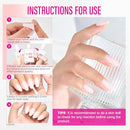 Protein Nail Strengthener for Gel Enthusiasts: Repair Thin Weak Peeling Nails After Acrylics Gel Removal - Milky White Nail Hardener and Growth Treatment Ridge Filler Milky White Polish Infinity Warehouse