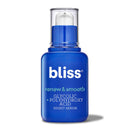 Bliss Renew & Smooth Night Serum, Resurfacing Face Serum with Glycolic & Polyhydroxy Acid | Clean | Cruelty-Free | Paraben Free | Vegan | 1 oz Bliss