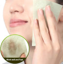 Teenitor Oil Blotting Sheets, 100 Sheets Green Tea Oil Absorbing Tissues Paper, Large 10cmx7cm Oil Blotters Teenitor