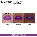 Maybelline New York Color Sensational Purple Lipstick Matte Lipstick, Vibrant Violet, 0.15 oz Maybelline New York
