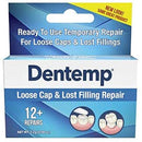 Dentemp Maximum Strength Loose Cap and Lost Filling Repair - Dental Repair Kit for Instant Pain Relief - Temporary Filling for Tooth - Long Lasting Tooth Filling Dentemp