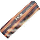 Kent A FOT Handmade All Fine Tooth Saw Cut Beard Comb - Pocket Comb and Travel Comb - Styling Comb or Wet Comb for Fine or Thinning Hair, Beard Care, and Hair Care for the Essential Kent Beard Kit KENT