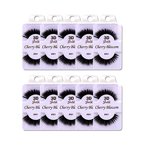 Cherry Blossom 3D Eyelashes (10 Pack of Silk 901) Cherry Blossom Product