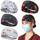 Headbands with Button for Mask, Wide Nurses Headbands Non Slip Elastic Ear Protection for Women Men Doctors Sweatband Head Wrap ABAMERICA Store