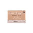 Kind Lips Organic Lip Balm | 3-Pack Variety Flavors | Certified Organic Coconut Oil, Jojoba, Beeswax | Gluten Free, Cruelty Free | 100% Soothing Natural Ingredients Kind Lips Store