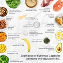 Blueprint Bryan Johnson Essential Capsules - Daily Multivitamin/Multimineral for Women and Men - Antioxidant Supplement with Calcium, Vitamin B1, Vitamin D, and Zinc - Vegan and Non GMO (30 Servings) Infinity Warehouse