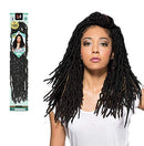 (6-PACK) Bobbi Boss Synthetic Hair Crochet Braids African Roots Braid Collection Nu Locs 24" (99J) BOBBI BOSS