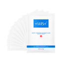 WIS Intensive Hydrating Smoothing Face Facial Sheet Mask 10 Packs, Deeply Moisturizing with Hyaluronic Acid-Witch Hazel for Oil Control & Shrink Pores-Firming & Anti Aging for Men＆Women Infinity Warehouse