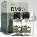 99.99% Pure DMSO Liquid - 2-Pack (2 fl oz Each) High Purity Dimethyl Sulfoxide Solvent - Crystal Clear Glass Bottles with Separate Dropper - Low Odor Infinity Warehouse