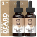 Beard Growth Oil, Beard Growth Serum, Beard Serum, Grow A Thicker Beard Quickly, Beard Oil Growth, Beard Growth, Grow Beard, Beard Grow, 1oz - Unscented (2 Pack) Crafted