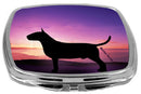 Rikki Knight Compact Mirror, Boston Terrier Dog at Sunset, 3 Ounce Rikki Knight