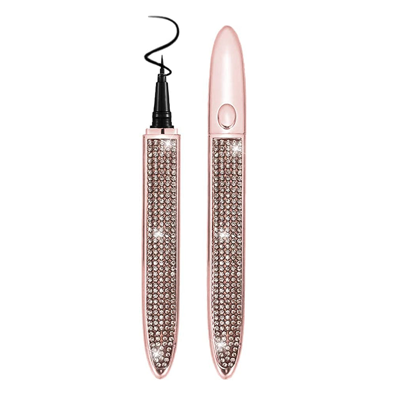 Eyelash Glue Pen Latex-Free Lash Glue Liner Self-Adhesive Eyeliner Pen 2 in 1 Eye Liner Pen lash Glue Pen Strong Hold Waterproof Eyelash Glue for False Lashes (3PCS, Mixed） CMNRO