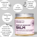 Ora's Amazing Herbal Makeup Remover Balm, Calendula Cleansing Balm with Licorice Root, Make Up Remover, Fragrance Free Skincare, Plant Based Makeup Melt, 4 oz Infinity Warehouse