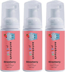 Autobrush Fluoride-Free Foaming Toothpaste for Kids, Strawberry Flavor, Whitening & Deep Cleaning, Travel Friendly, Anti-Cavity (Pack of 3) Infinity Warehouse