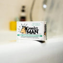 Grown Ass Man Co. - Solid Shampoo Bar Rich Lather 3 in 1: Hair, Beard & Body Wash - Plastic Free & Eco-Friendly, Natural & Organic Clean for All Hair Types, 4oz Bar (Mint Condition, Single) Grown Ass Man Co. Store
