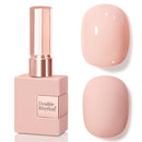 Double Rhythm 0.5 Oz Gel Nail Polish Neutral Natural Same Color Same Bottle Translucent Light Milky Pastel 15ML Manicure French Design Art DIY at Home (Pearl Green-B1146) Infinity Warehouse