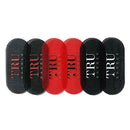 TRU BARBER HAIR GRIPPERS 3 COLORS BUNDLE PACK 6 PCS for Men and Women - Salon and Barber, Hair Clips for Styling, Hair holder Grips (Black/Red/Black) TRU BARBER