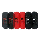 TRU BARBER HAIR GRIPPERS 3 COLORS BUNDLE PACK 6 PCS for Men and Women - Salon and Barber, Hair Clips for Styling, Hair holder Grips (Black/Red/Black) TRU BARBER