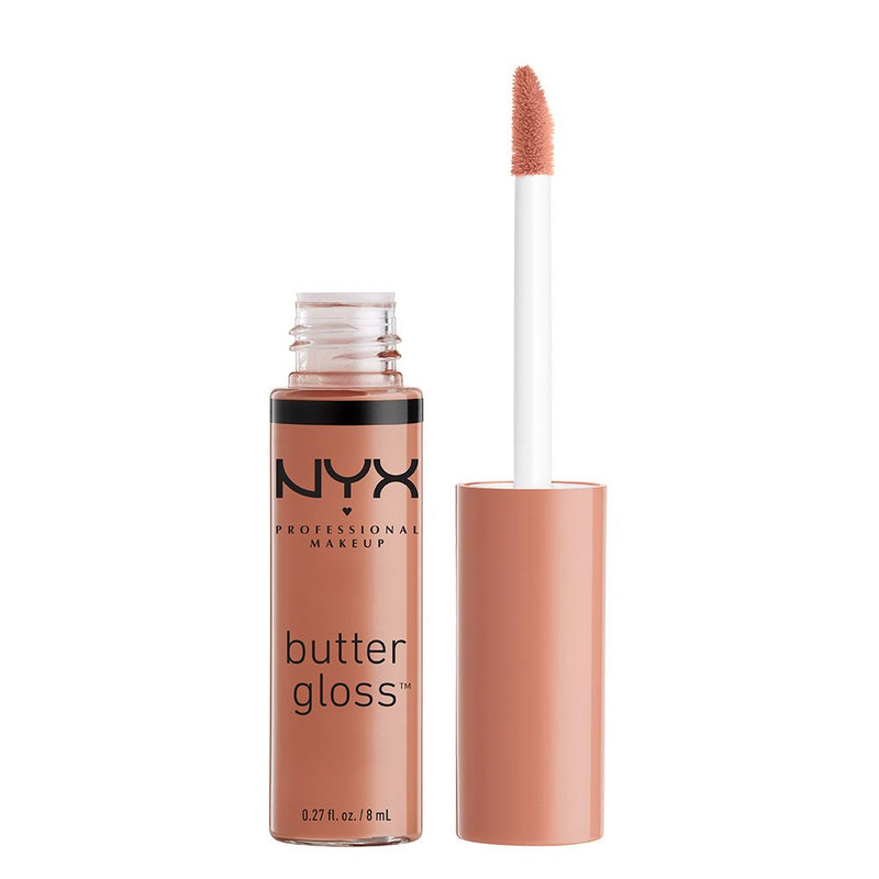NYX PROFESSIONAL MAKEUP Butter Gloss - Pack Of 3 Lip Gloss (Angel Food Cake, Creme Brulee, Madeleine) NYX PROFESSIONAL MAKEUP