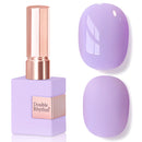 Double Rhythm 0.5 Oz Gel Nail Polish Neutral Natural Same Color Same Bottle Translucent Light Milky Pastel 15ML Manicure French Design Art DIY at Home (Pearl Green-B1146) Infinity Warehouse