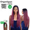 YAKY STRAIGHT 4PCS (18"/20"/22", 1 Jet Black) - Shake-N-Go Organique Synthetic Weave Organique Mastermix