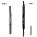 2 Pieces Retractable Eyebrow Lip Brush Soft Eyelash Makeup Brush Set With Cap Concealer Eyeliner Travel Cosmetic Brushes Queen Scepter