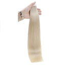 Fshine Tape In Hair Extensions 20 Inch Double Sided Adhesive Tape In Human Hair Color 60 Platinum Blonde Tape On Extensions Remy Hair 50 Grams 20 Pcs Seamless Pu Tape In Hair Fshine Store