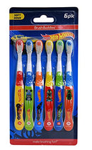 Brush Buddies Hot Wheels 6pk Toothbrush | Pack of 1 Brush Buddies