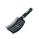 UltimateBrush Curved Vented Hair Brush,Vent Brush, Styling for Thick Long Hair, Detangling Massage Brush for Women or Men, Fast Drying Blow Dryer Brush Wet/Dry (Black) UltimateBrush