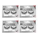 Ardell False Eyelashes 3D Faux Mink 853, 4 pairs Ardell