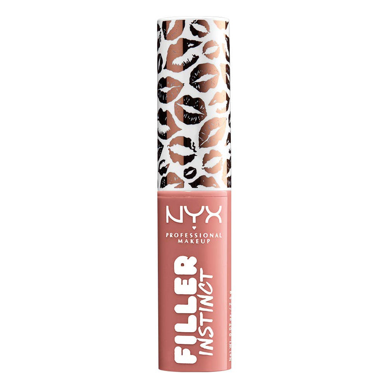 NYX PROFESSIONAL MAKEUP Filler Instinct Plumping Lip Color, Lip Balm - Beach Casual (Nude Pink) NYX PROFESSIONAL MAKEUP
