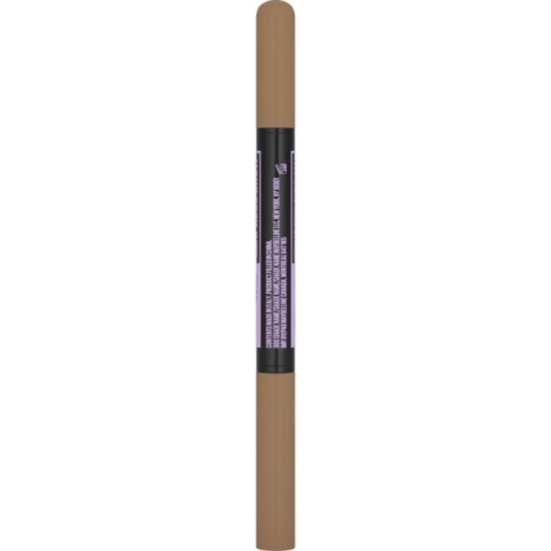 Maybelline Express Brow 2-In-1 Pencil and Powder Eyebrow Makeup, Blonde, 1 Count Maybelline New York
